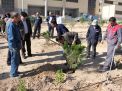 گزارش تصویری مراسم روز درخت کاری و تقدیر از نیروهای باغبانی دانشگاه